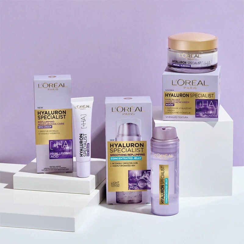 L’Oréal Paris Hyaluron Specialist Jelly intenzivno hranilna in vlažilna dnevna krema s hialuronsko kislino 50 ml