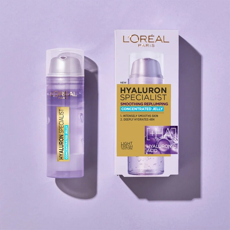L’Oréal Paris Hyaluron Specialist Jelly intenzivno hranilna in vlažilna dnevna krema s hialuronsko kislino 50 ml