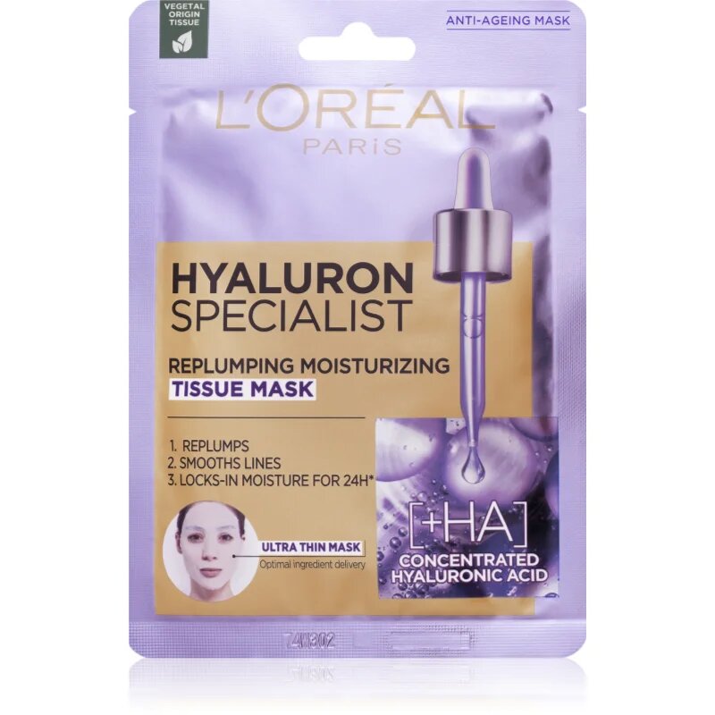 L’Oréal Paris Hyaluron Specialist maska iz platna 28 g