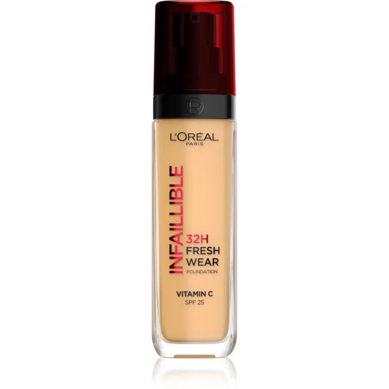 L’Oréal Paris Infaillible 32H Fresh Wear dolgoobstojni tekoči puder odtenek 140 Cool Rosé 30 ml