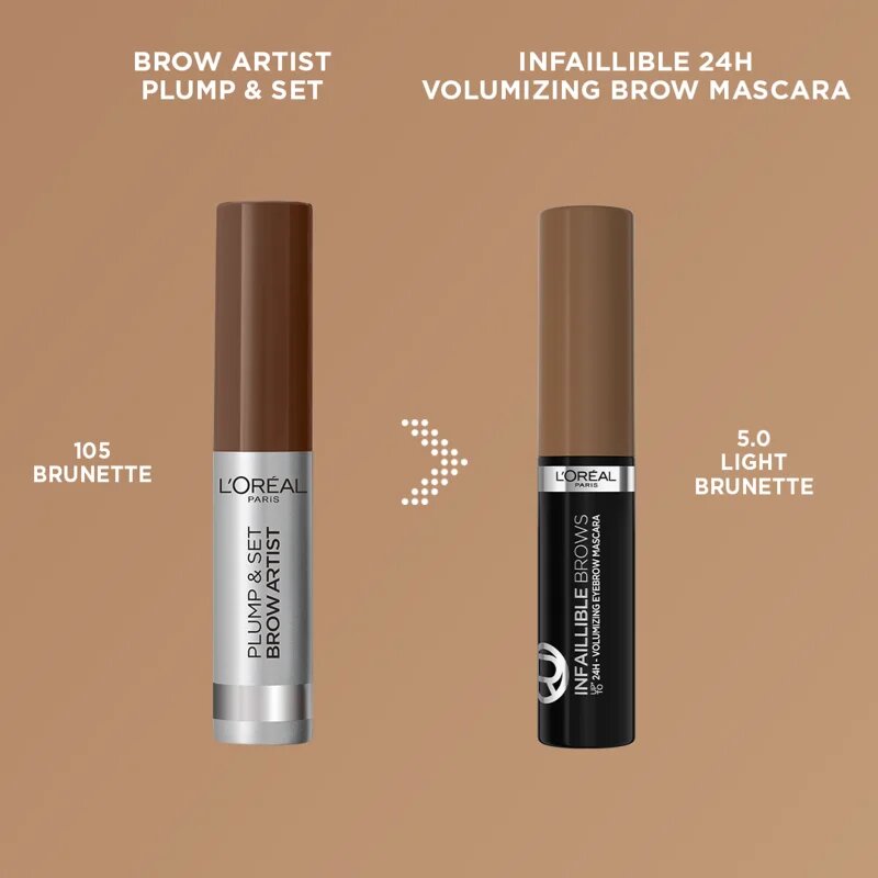 L’Oréal Paris Infaillible Brows gel za obrvi odtenek 5.0 Light Brunette 49 ml