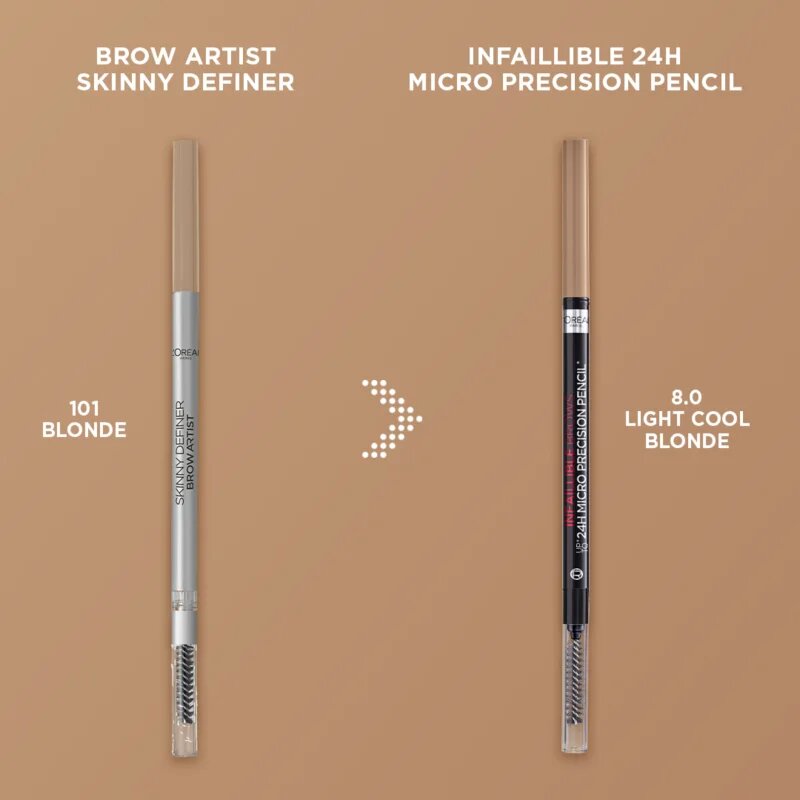 L’Oréal Paris Infaillible Brows svinčnik za obrvi odtenek 8.0 Light Cool Blonde 12 g