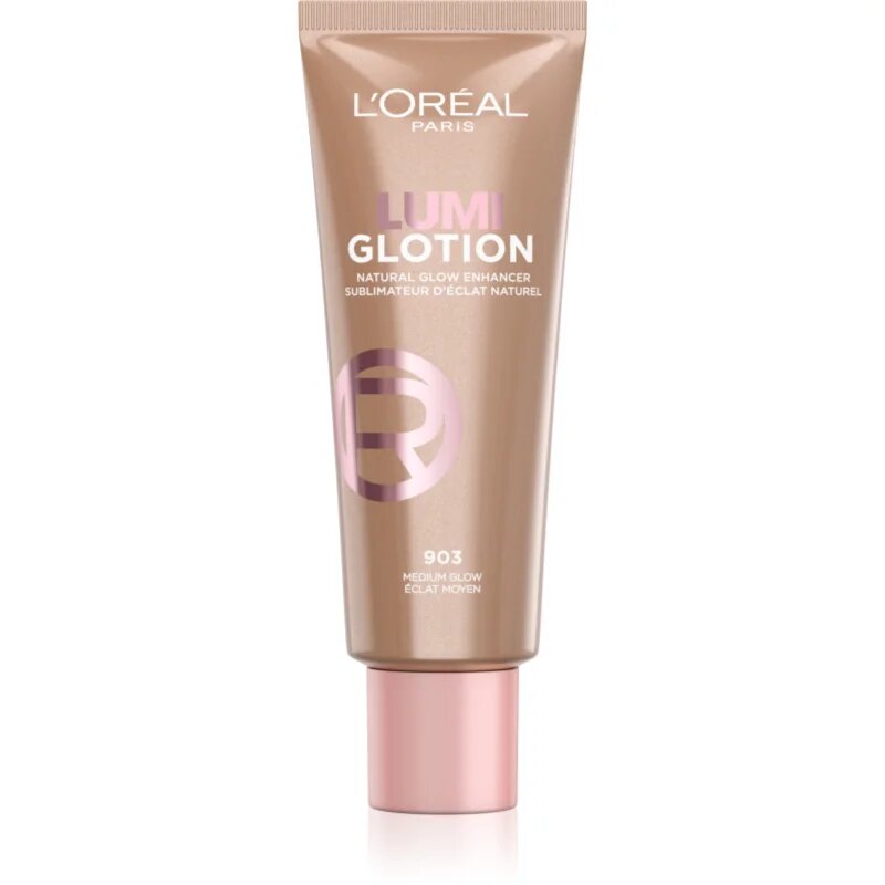 L’Oréal Paris Lumi Glotion kremasti osvetljevalec z vlažilnim učinkom odtenek 903 Medium Glow 40 ml