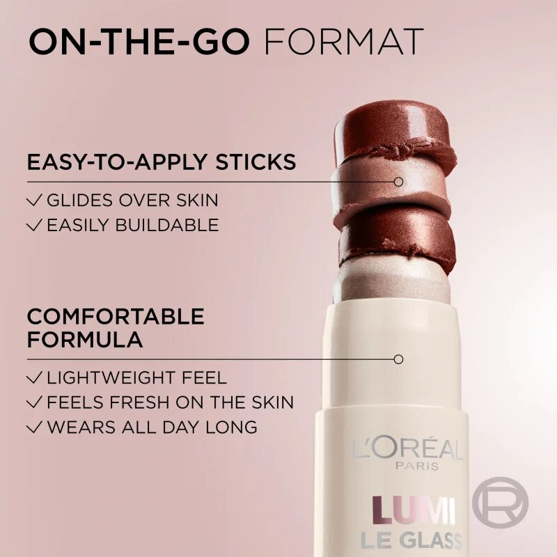 L’Oréal Paris Lumi Glow kremasti osvetljevalec v paličici odtenek 635 Golden Couture 6.5 g