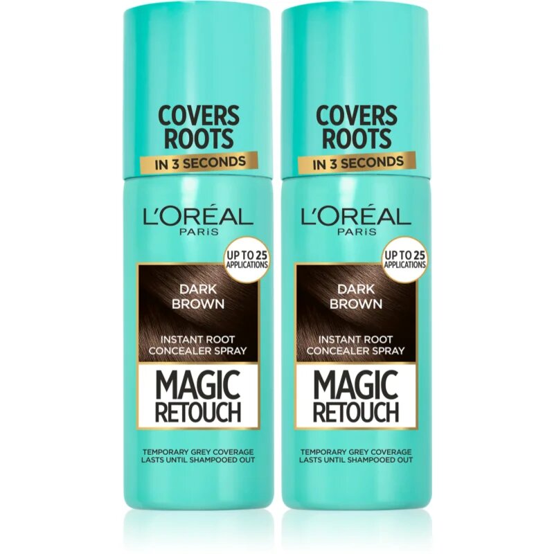 L’Oréal Paris Magic Retouch set odtenek Dark Brown