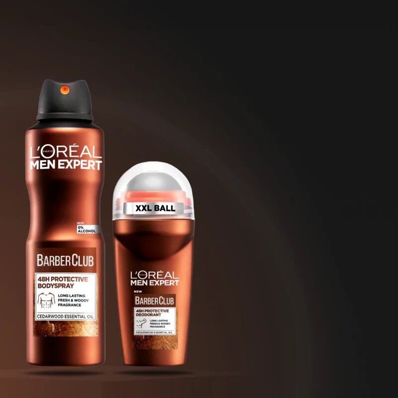 L’Oréal Paris Men Expert Barber Club deodorant roll-on za moške 50 ml