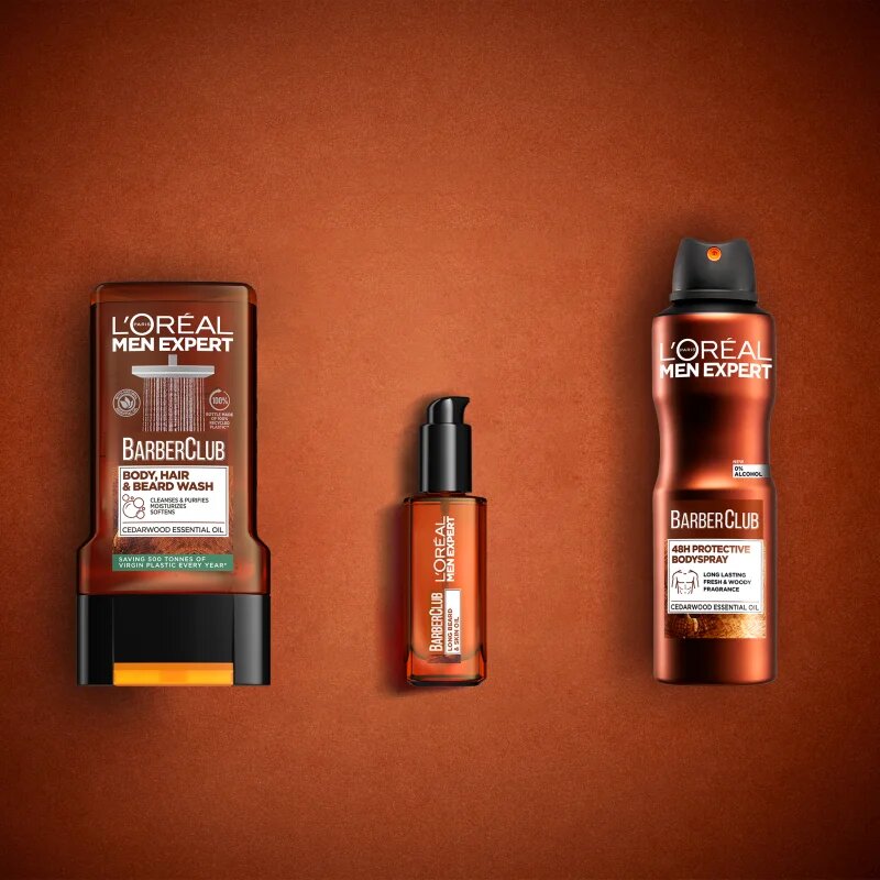 L’Oréal Paris Men Expert Barber Club osvežilni deodorant v pršilu za moške 150 ml