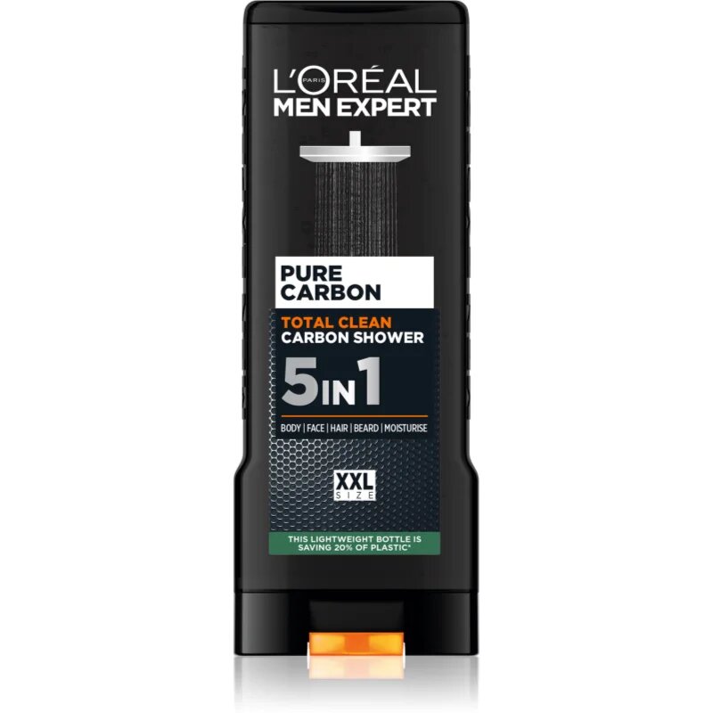 L’Oréal Paris Men Expert Carbon Protect gel za prhanje 5 v 1 400 ml