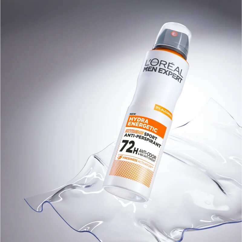 L’Oréal Paris Men Expert Hydra Energetic antiperspirant v pršilu proti neprijetnemu vonju in potenju 150 ml