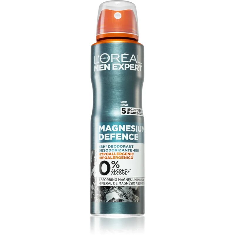 L’Oréal Paris Men Expert Magnesium Defence deodorant v pršilu za moške 150 ml