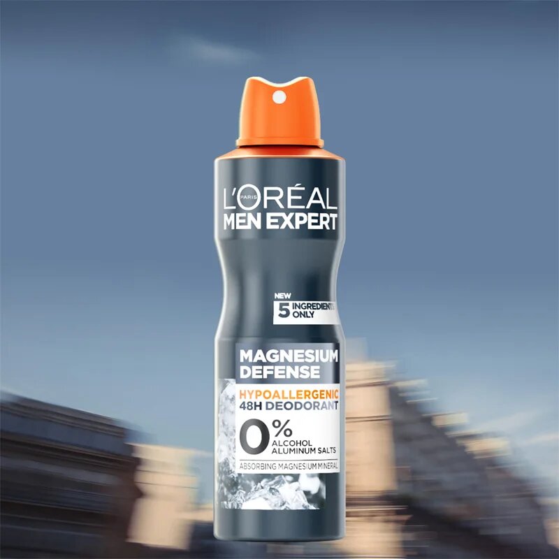 L’Oréal Paris Men Expert Magnesium Defence deodorant v pršilu za moške 150 ml