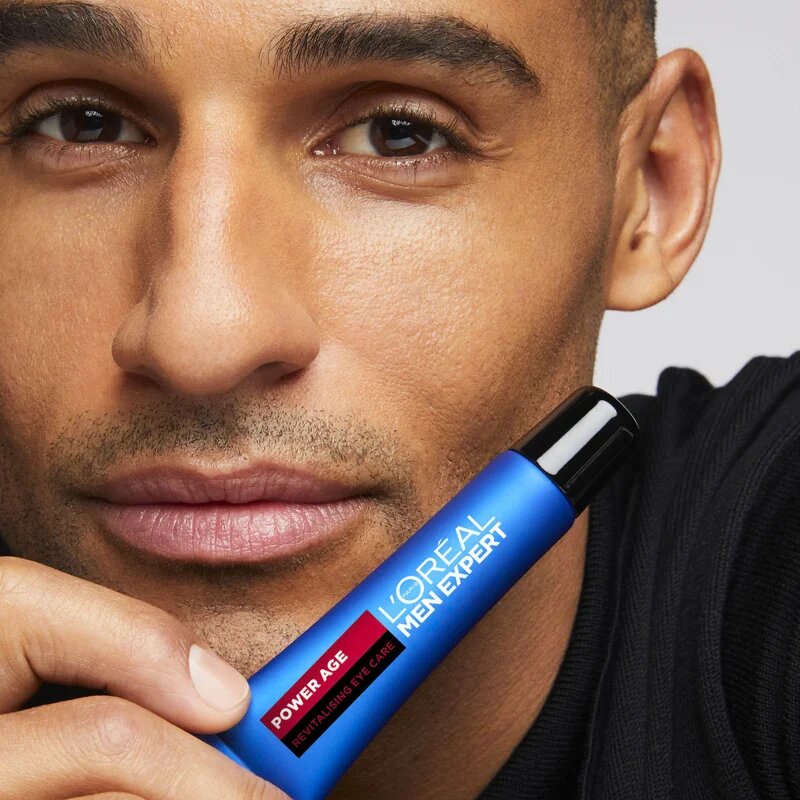 L’Oréal Paris Men Expert Power Age revitalizacijska in posvetlitvena krema za predel okoli oči za moške 15 ml