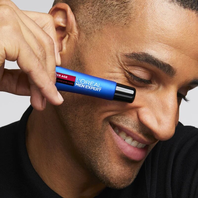 L’Oréal Paris Men Expert Power Age revitalizacijska in posvetlitvena krema za predel okoli oči za moške 15 ml