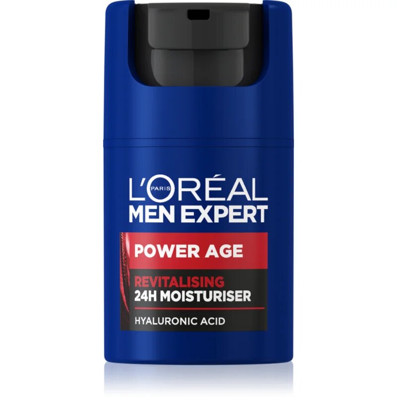 L’Oréal Paris Men Expert Power Age revitalizacijska krema s hialuronsko kislino za moške 50 ml