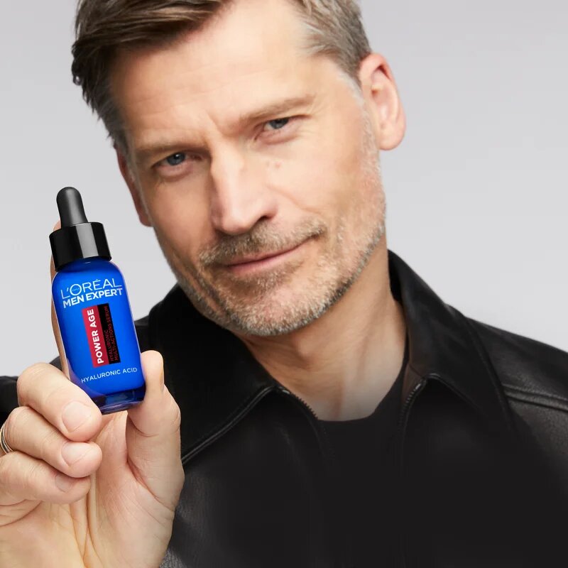 L’Oréal Paris Men Expert Power Age serum s hialuronsko kislino za moške 30 ml