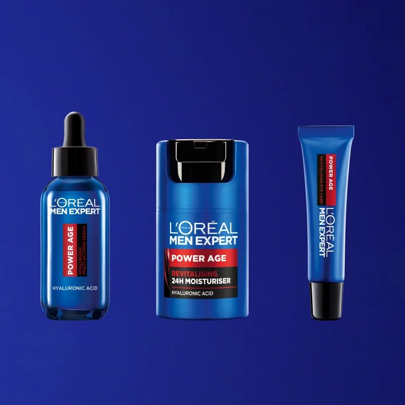 L’Oréal Paris Men Expert Power Age serum s hialuronsko kislino za moške 30 ml
