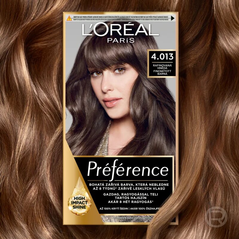 L’Oréal Paris Préférence barva za lase odtenek 1 Black 1 kos