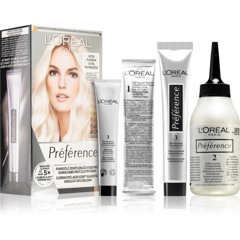 L’Oréal Paris Préférence barva za lase odtenek Ultra Platinum 1 kos