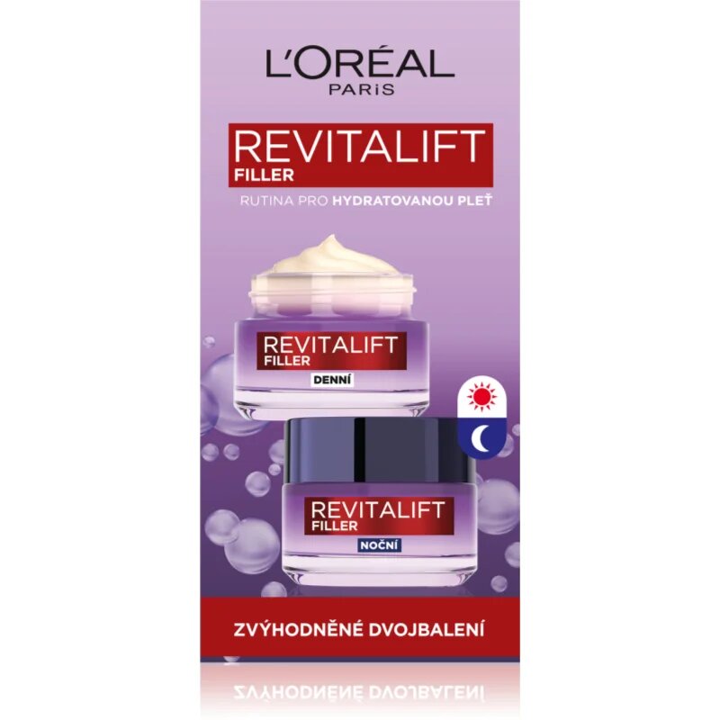 L’Oréal Paris Revitalift Filler dnevna in nočna krema proti staranju 2 kos