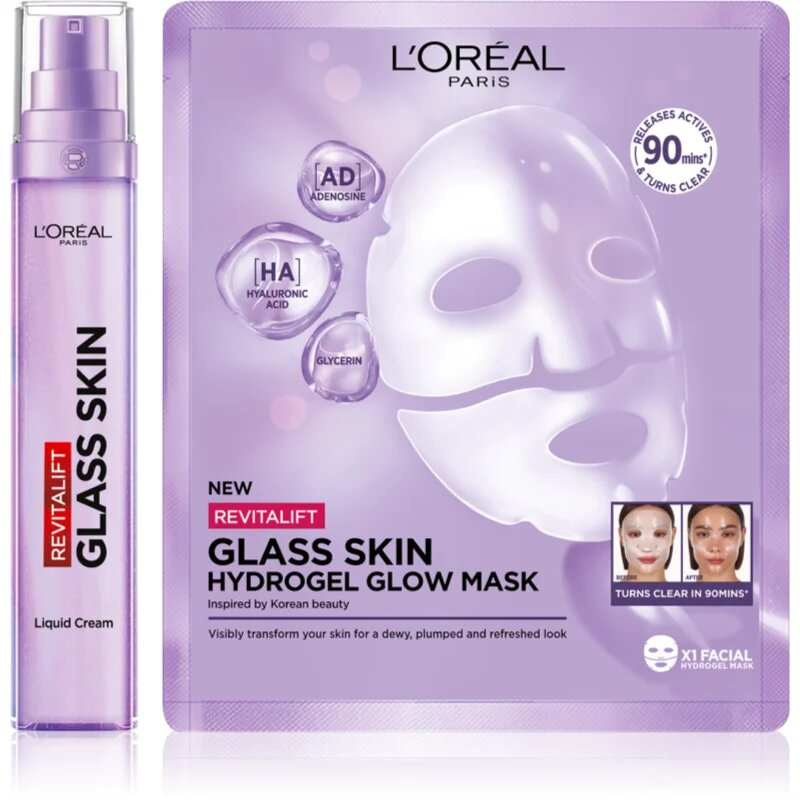 L’Oréal Paris Revitalift Filler Glass Skin set za nego obraza