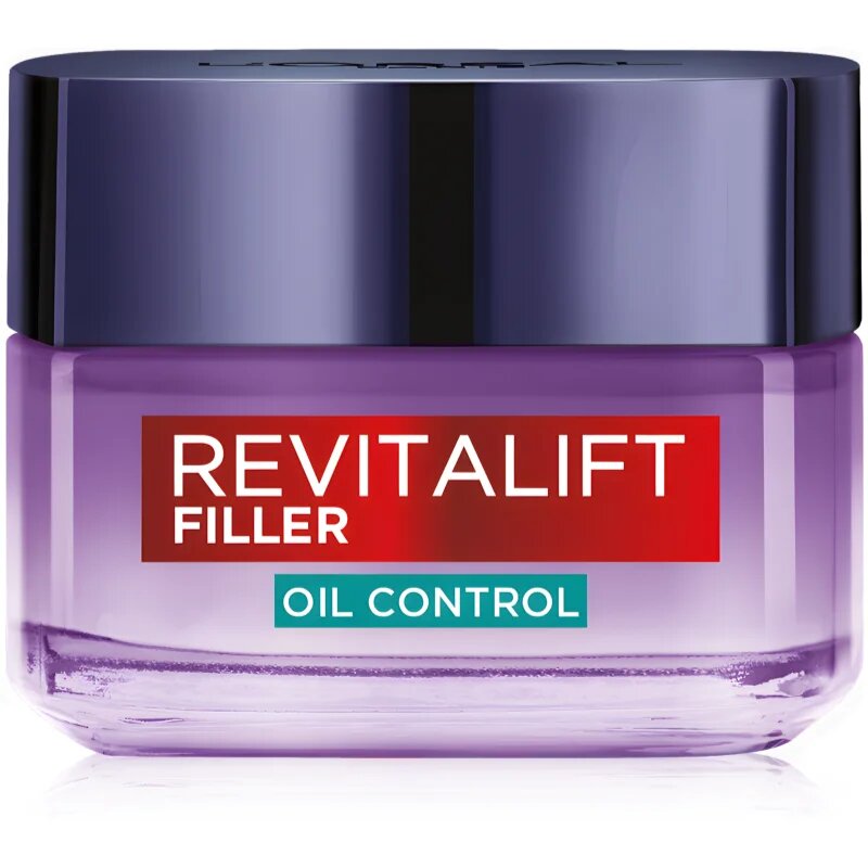 L’Oréal Paris Revitalift Filler Oil Control dnevna krema za obraz za mastno in mešano kožo 50 ml