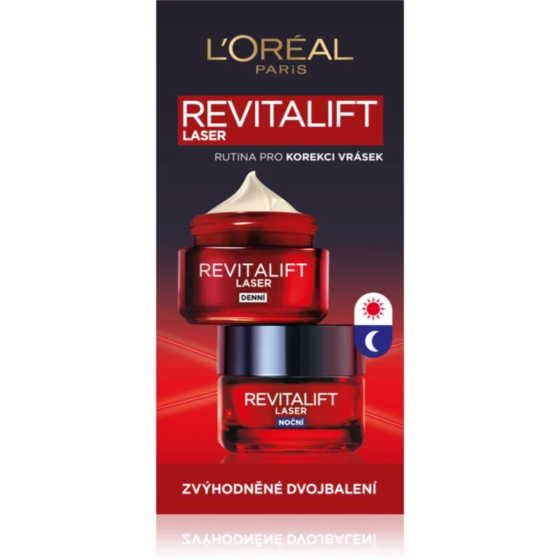 L’Oréal Paris Revitalift Laser dnevna in nočna krema proti staranju kože 2 kos