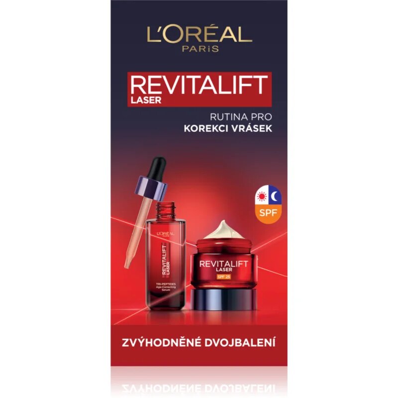 L’Oréal Paris Revitalift Laser set za korekcijo gub 2 kos