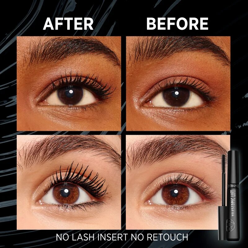 L’Oréal Paris Telescopic Lift maskara za volumen in vihanje trepalnic 9.9 ml