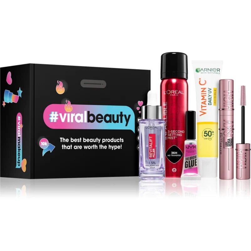 L’Oréal Paris #viralbeauty Box darilni set za ženske