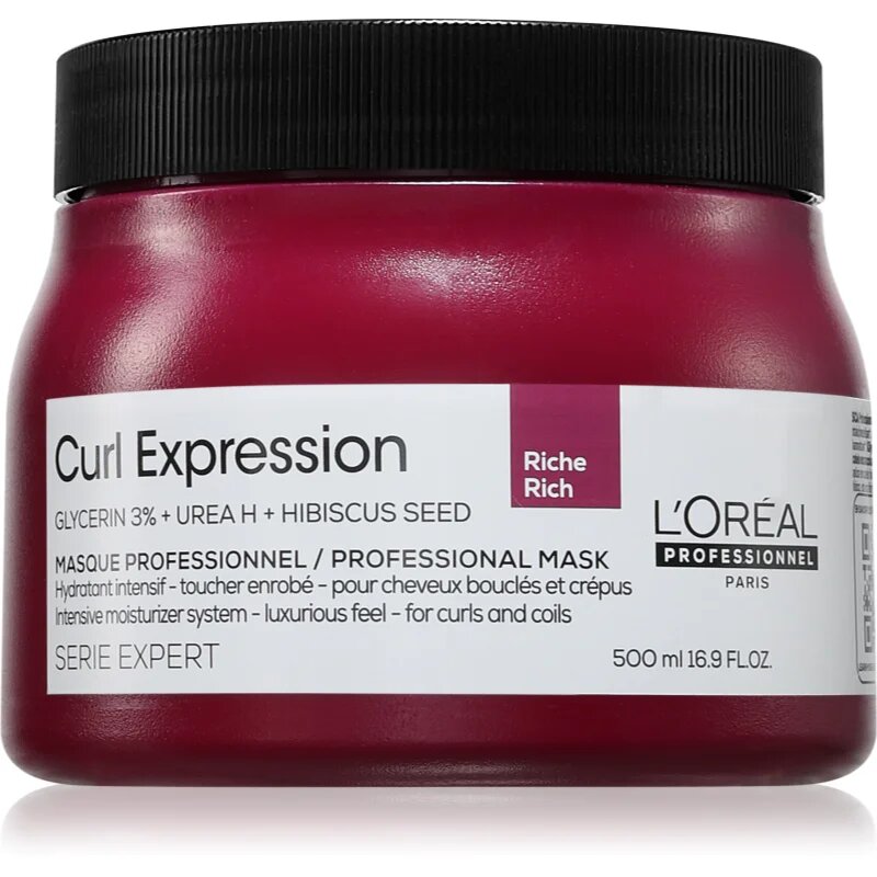 L’Oréal Professionnel Curl Expression Curl Expression Rich mask intenzivna vlažilna maska za valovite in kodraste lase 500 ml