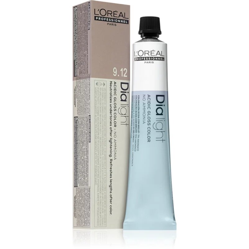 L’Oréal Professionnel Dia Light permanentna barva za lase brez amoniaka odtenek 9.12 50 ml