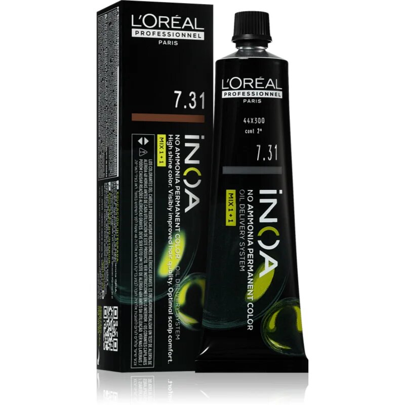 L’Oréal Professionnel Inoa permanentna barva za lase brez amoniaka odtenek 7.31 60 ml