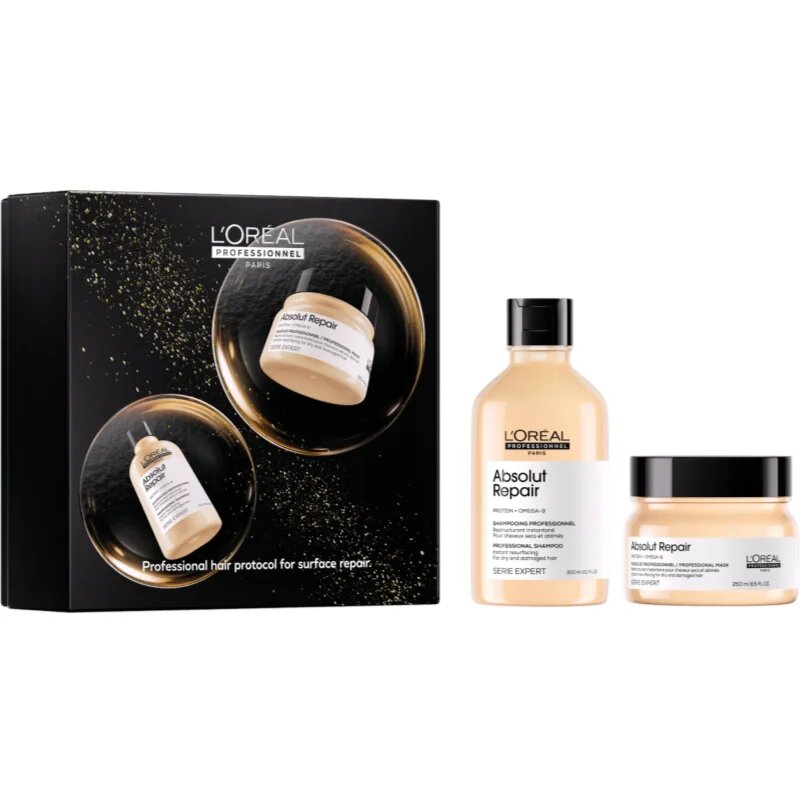L’Oréal Professionnel Serie Expert Absolut Repair darilni set z regeneracijskim učinkom za suhe lase