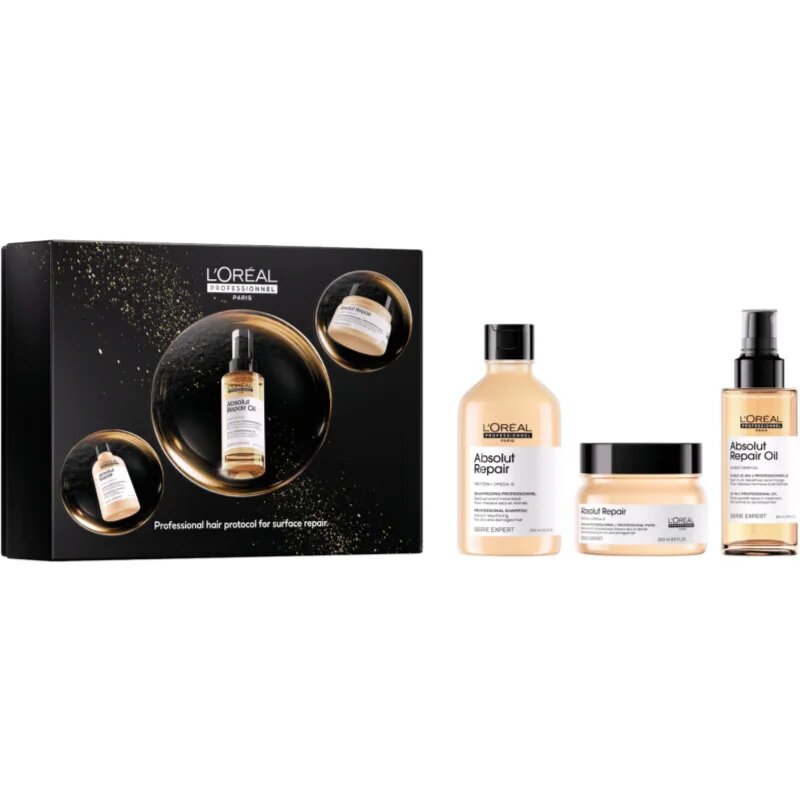 L’Oréal Professionnel Serie Expert Absolut Repair darilni set z regeneracijskim učinkom za suhe lase