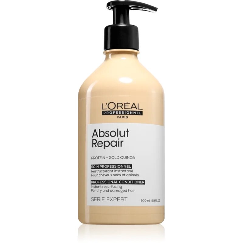 L’Oréal Professionnel Serie Expert Absolut Repair globinsko regeneracijski balzam za suhe in poškodovane lase 500 ml