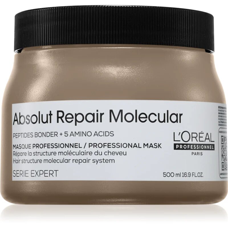 L’Oréal Professionnel Serie Expert Absolut Repair Molecular globinsko krepilna maska za lase 500 ml