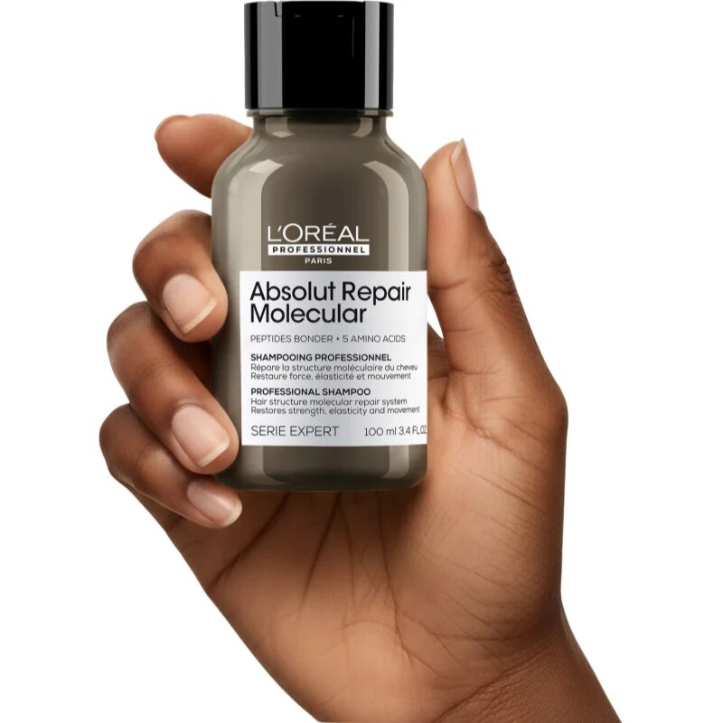 L’Oréal Professionnel Serie Expert Absolut Repair Molecular krepilni šampon za poškodovane lase 100 ml