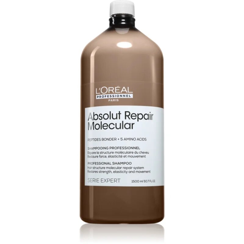 L’Oréal Professionnel Serie Expert Absolut Repair Molecular krepilni šampon za poškodovane lase 1500 ml