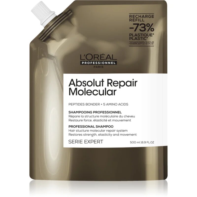 L’Oréal Professionnel Serie Expert Absolut Repair Molecular krepilni šampon za poškodovane lase 500 ml