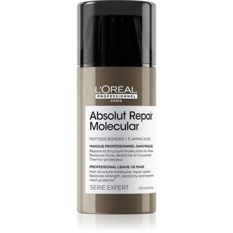 L’Oréal Professionnel Serie Expert Absolut Repair Molecular obnovitvena maska za poškodovane lase 100 ml