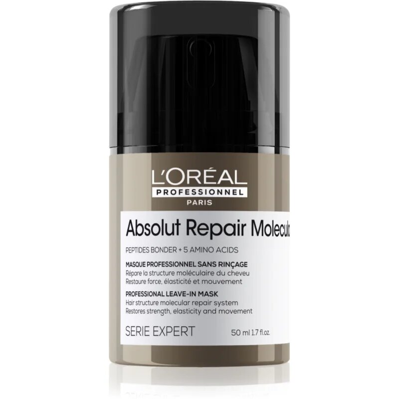 L’Oréal Professionnel Serie Expert Absolut Repair Molecular obnovitvena maska za poškodovane lase 50 ml