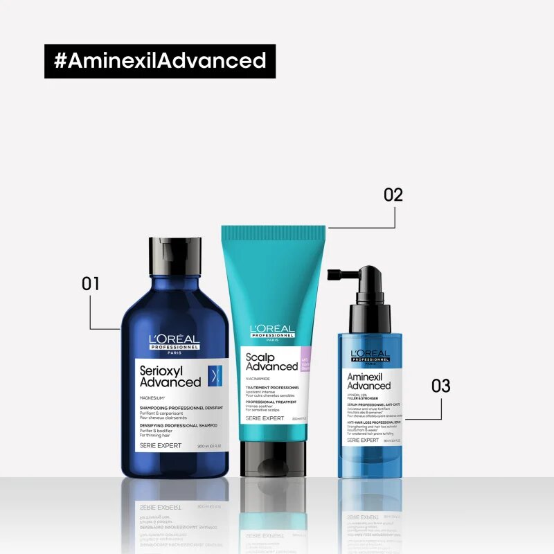 L’Oréal Professionnel Serie Expert Aminexil Advanced pršilo za lase za pospeševanje rasti las 90 ml