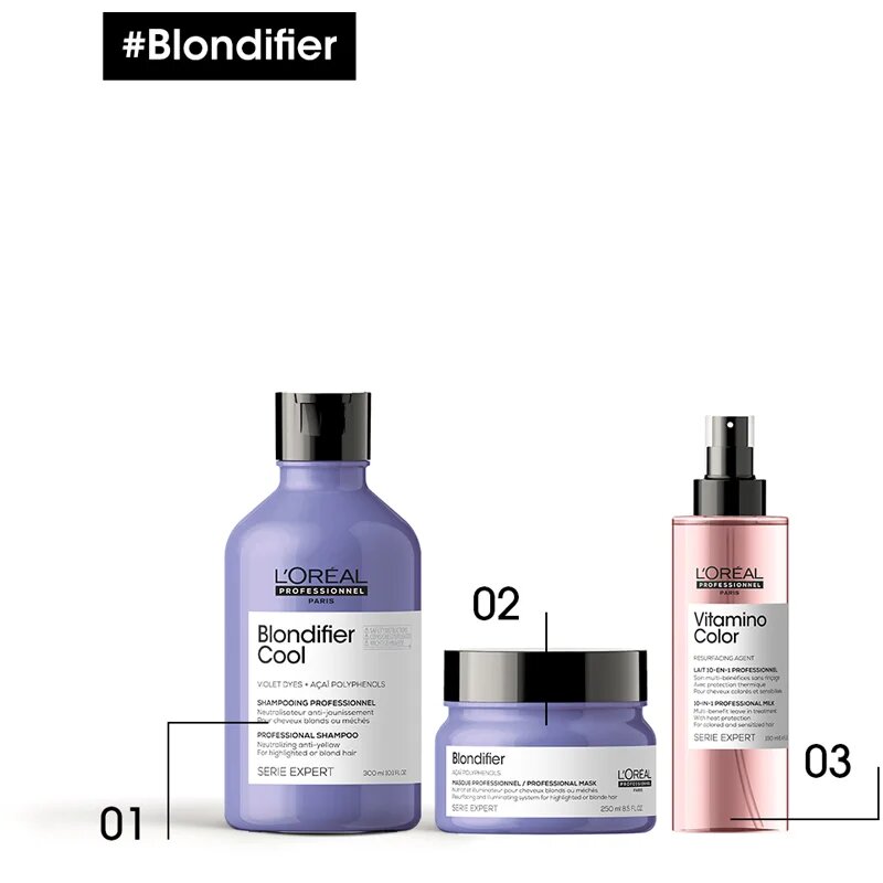 L’Oréal Professionnel Serie Expert Blondifier regeneracijska in obnovitvena maska za blond lase in lase s prameni 250 ml