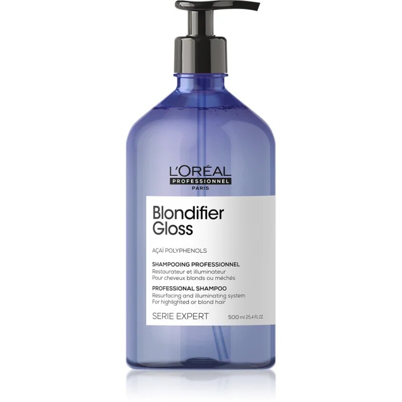 L’Oréal Professionnel Serie Expert Blondifier regeneracijski šampon ki lase naredi lepše za posvetljene melirane hadne blond lase 500 ml