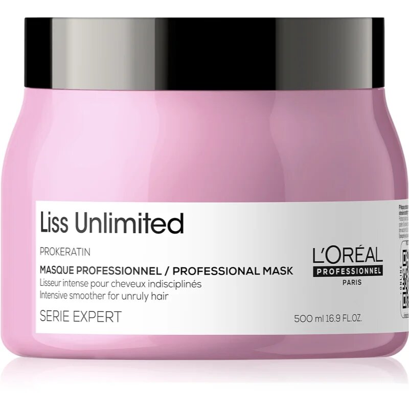 L’Oréal Professionnel Serie Expert Liss Unlimited maska za glajenje las za neobvladljive lase 500 ml