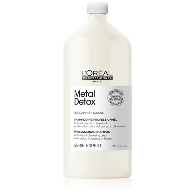 L’Oréal Professionnel Serie Expert Metal Detox globinsko čistilni šampon za barvane in poškodovane lase 1500 ml