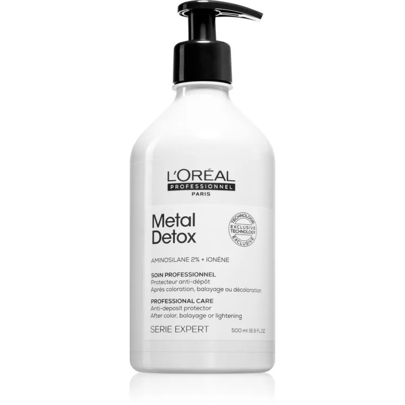 L’Oréal Professionnel Serie Expert Metal Detox zaščitna nega za barvane lase 2 % Aminosilane 500 ml