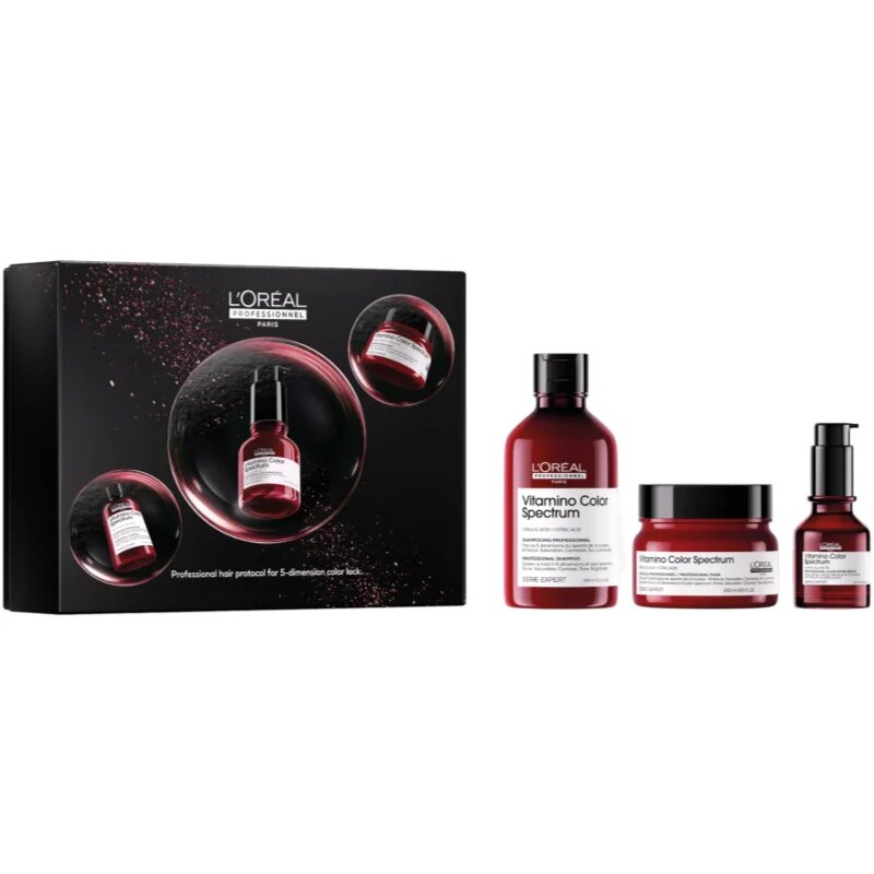 L’Oréal Professionnel Serie Expert Vitamino Color Spectrum darilni set za barvane lase