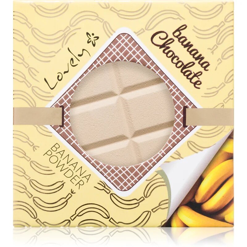 Lovely Banana Chocolate kompaktni puder za poenotenje tona kože 9 g