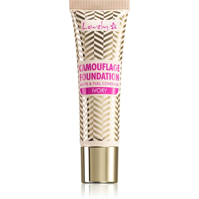 Lovely Camouflage visoko prekrivni tekoči puder odtenek Ivory 25 g